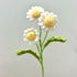Multi Daisy Stem – Handmade Botanical Yarn Accent