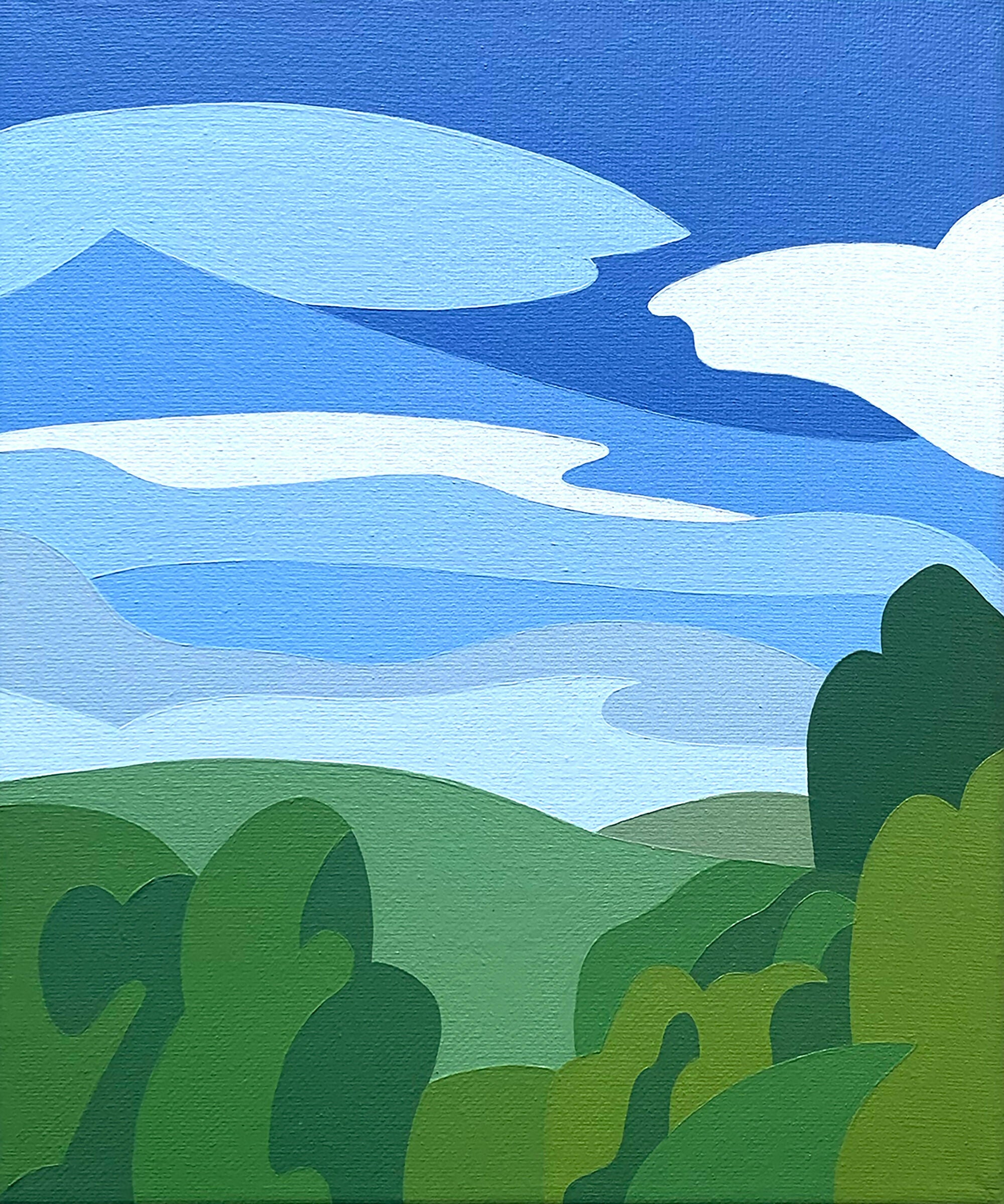 Morning View Over The Vale - Original Painting