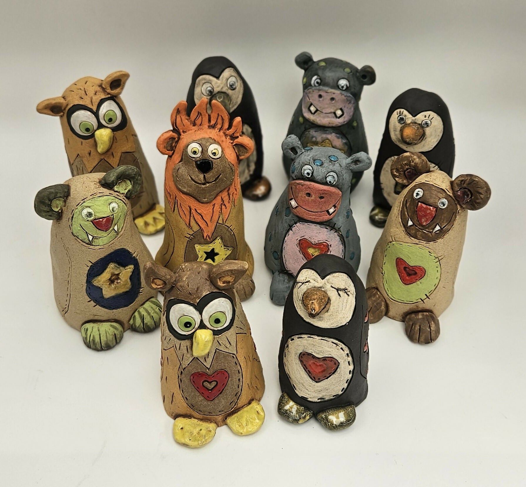 Playful Ceramic Characters