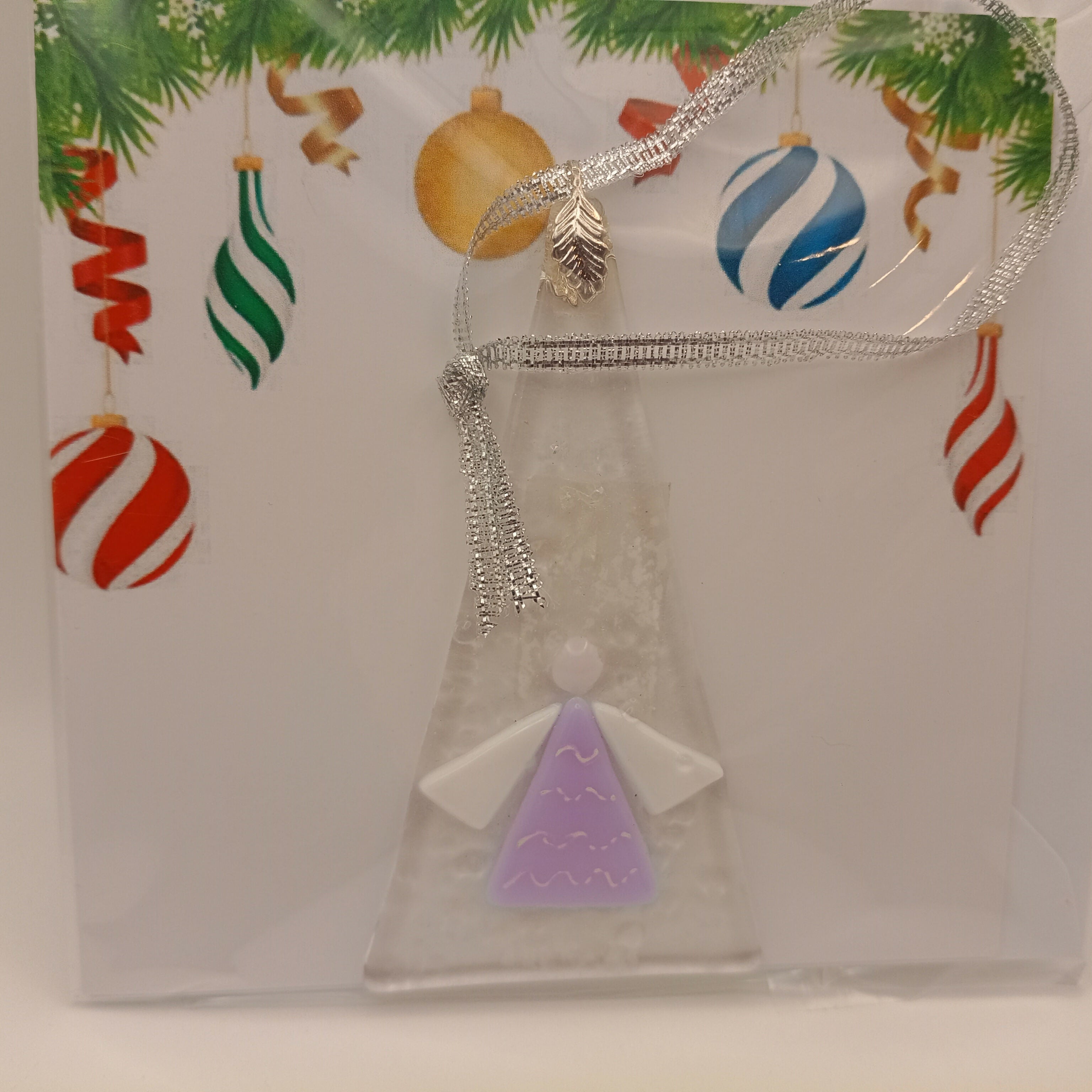 Fused Glass Christmas Card