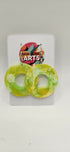 FUN HOOP RESIN EARRINGS