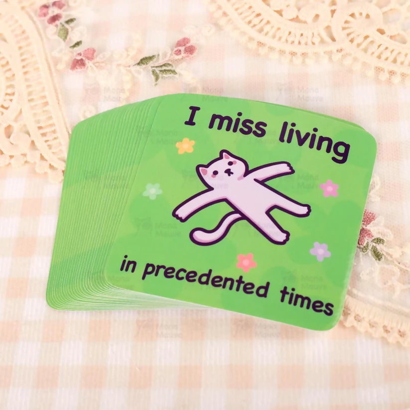 Precedented Times- Cat Sticker