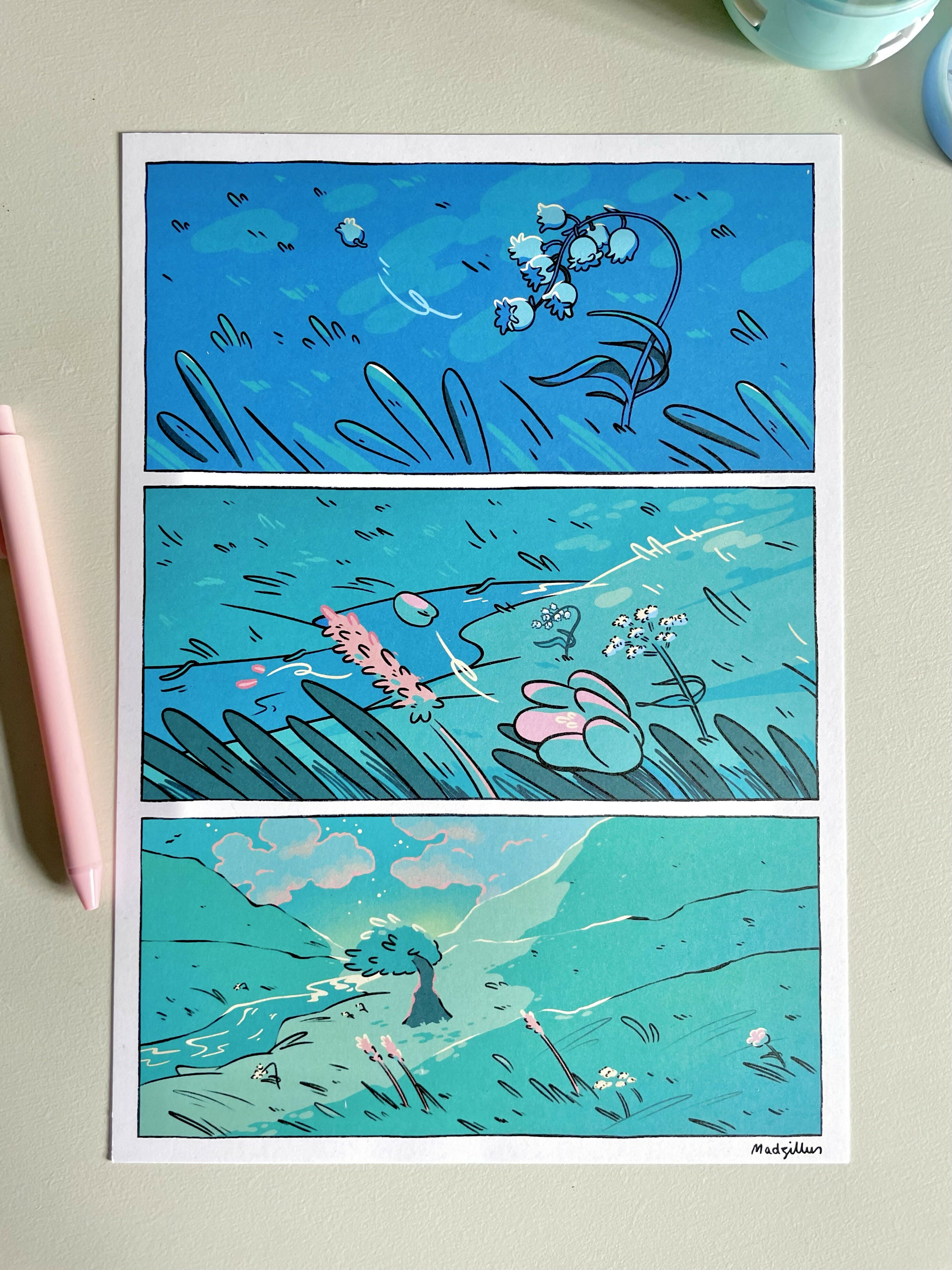 Dawn in the Valley A4 Print