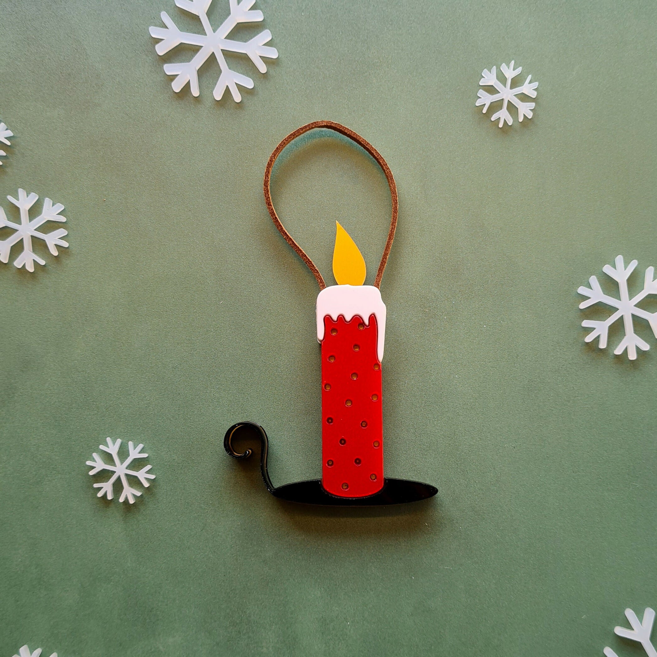Candle - Christmas Ornament