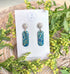Celestial Blue Drop Polymer Clay Earrings