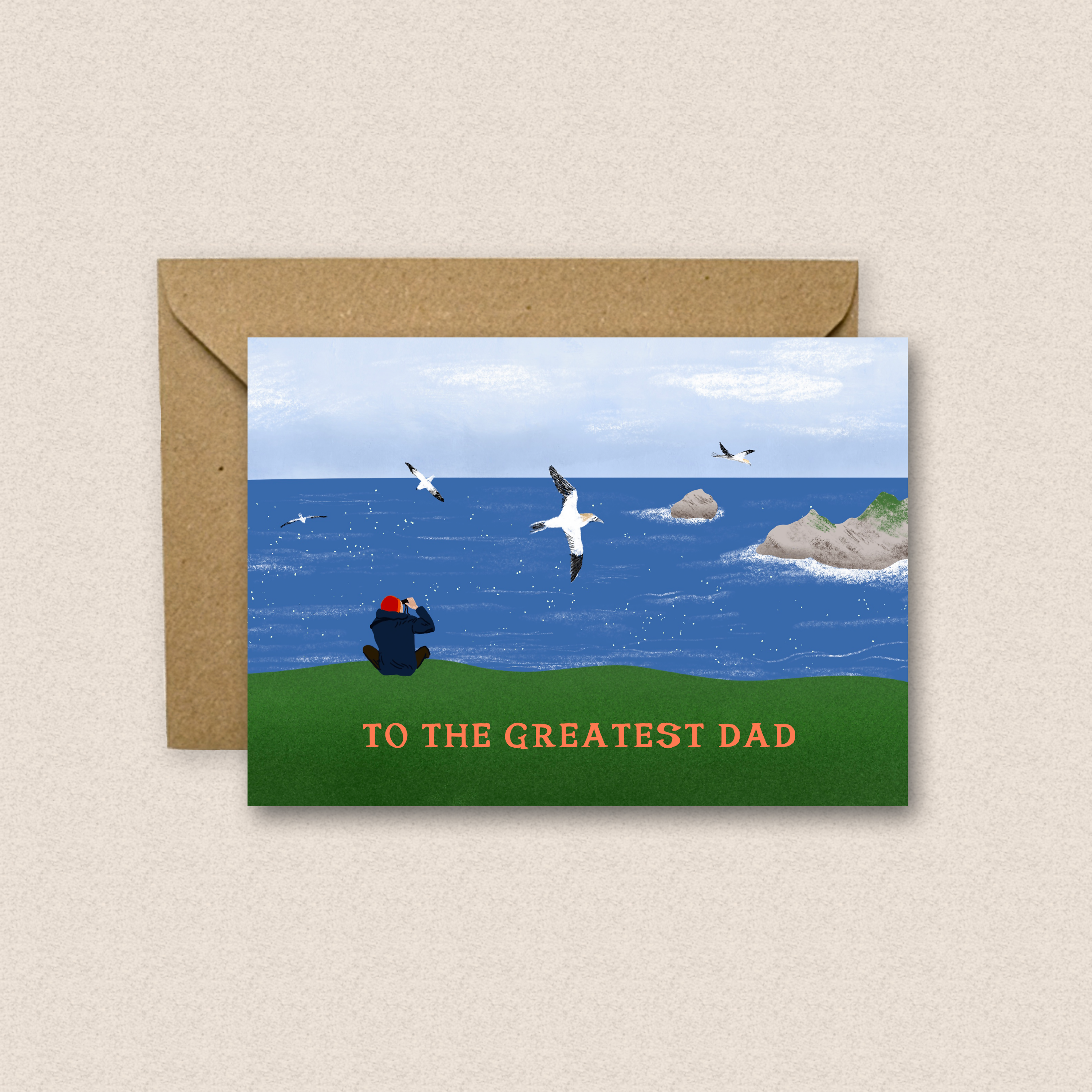 Greatest Dad Bird Watching Card