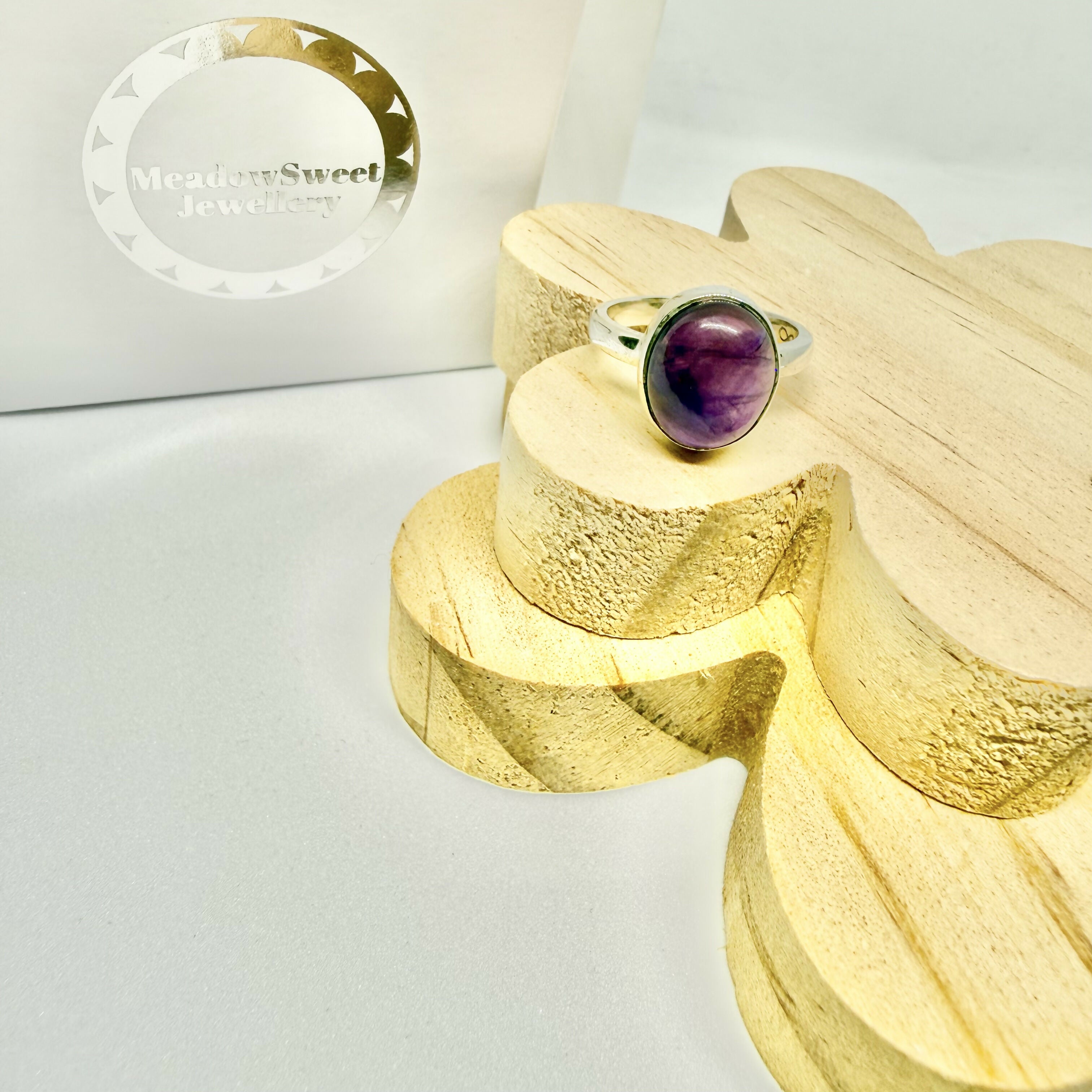 AMETHYST RING SIZE L 1/2