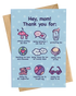 Thank You Mum Greetings Card