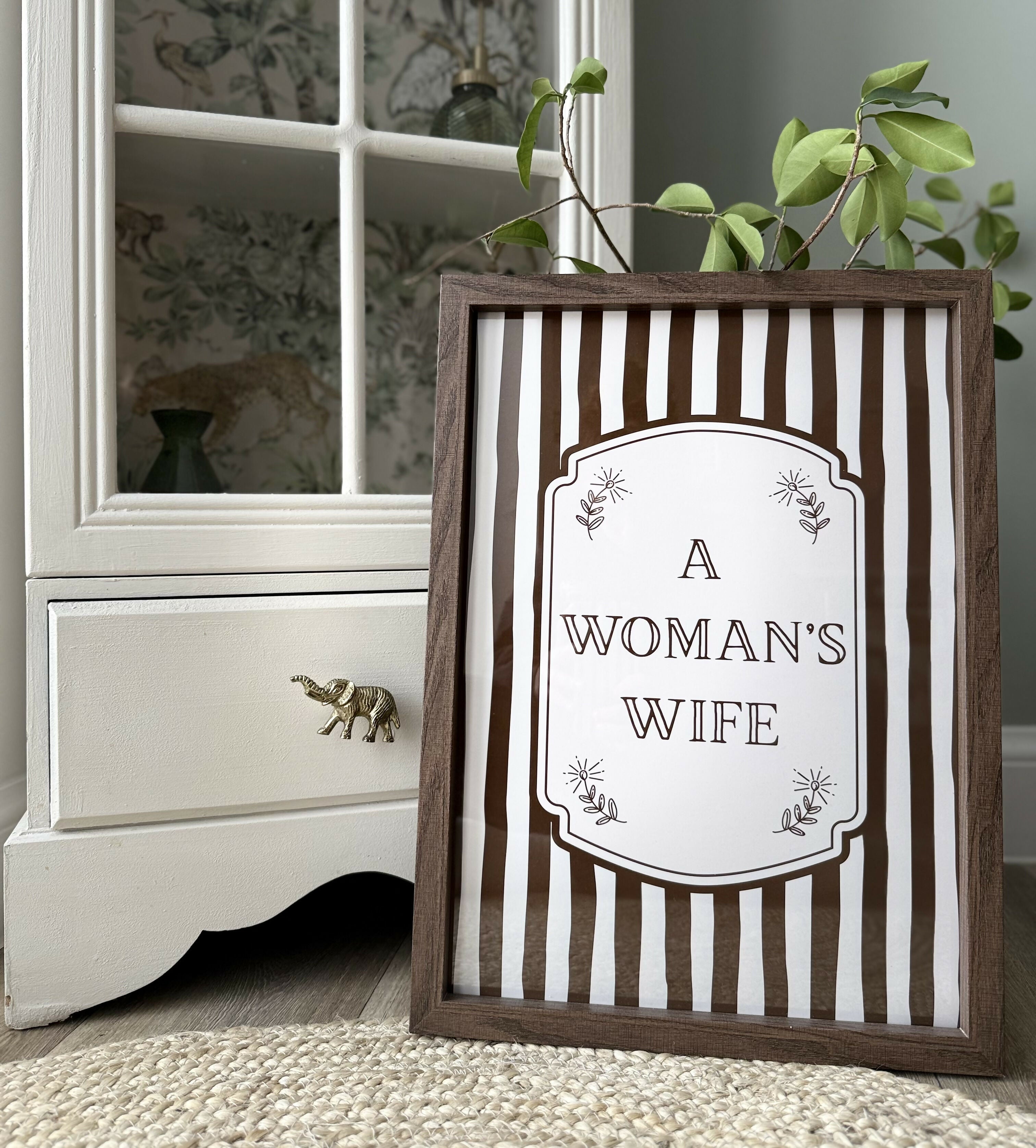 A WOMAN’S WIFE PRINT