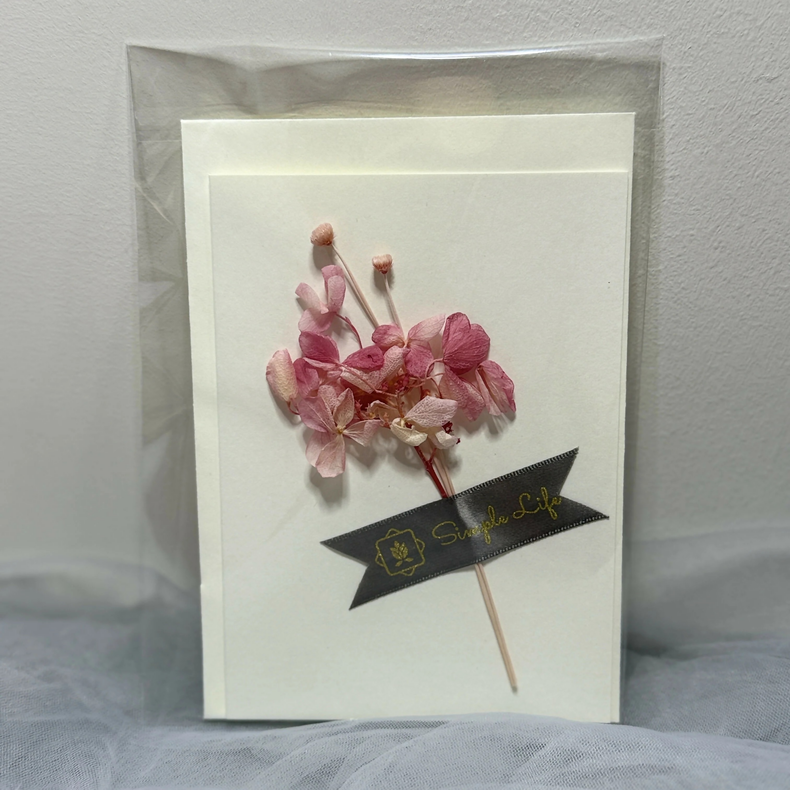 Preserved Flowers Greeting Card
