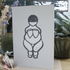VENUS OF WILLENDORF LINOCUT GREETING CARD