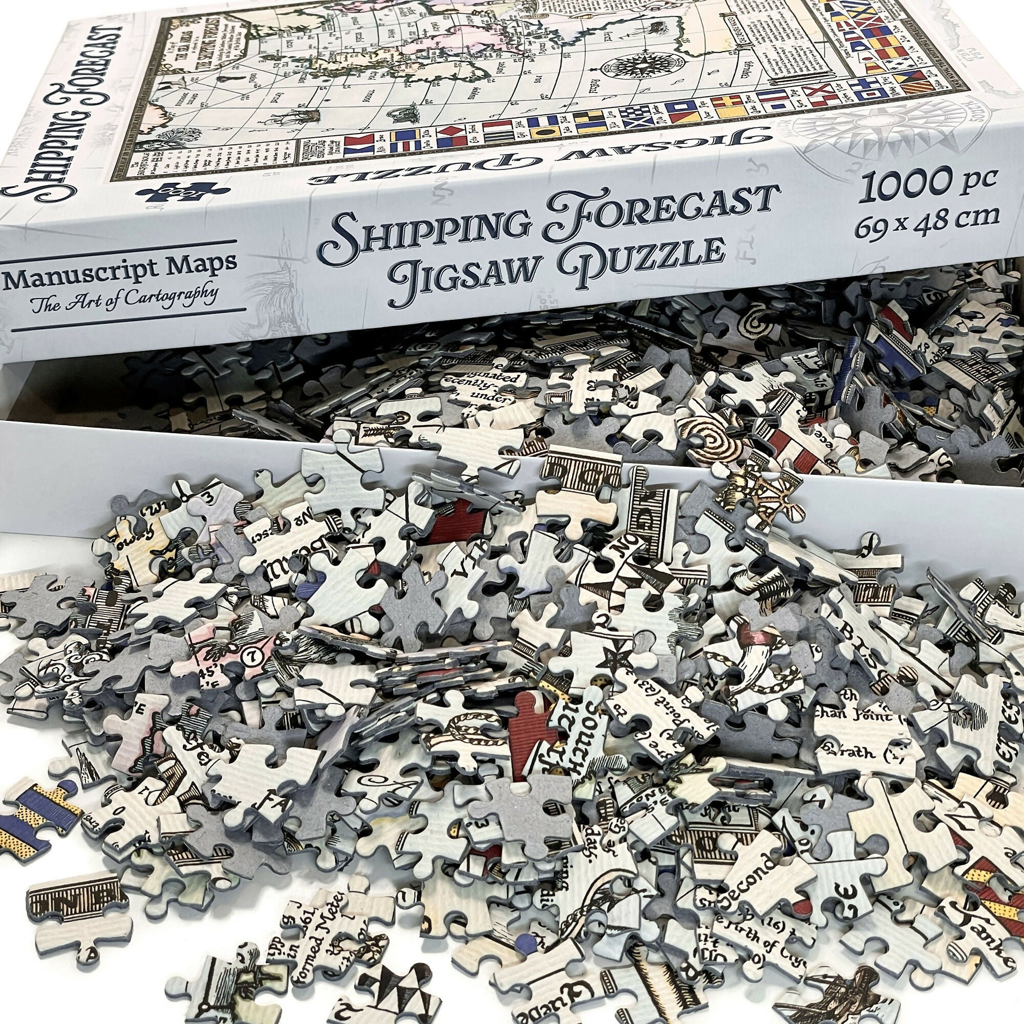 Colour Shipping Forecast Map Jigsaw Puzzle 1000 Pieces