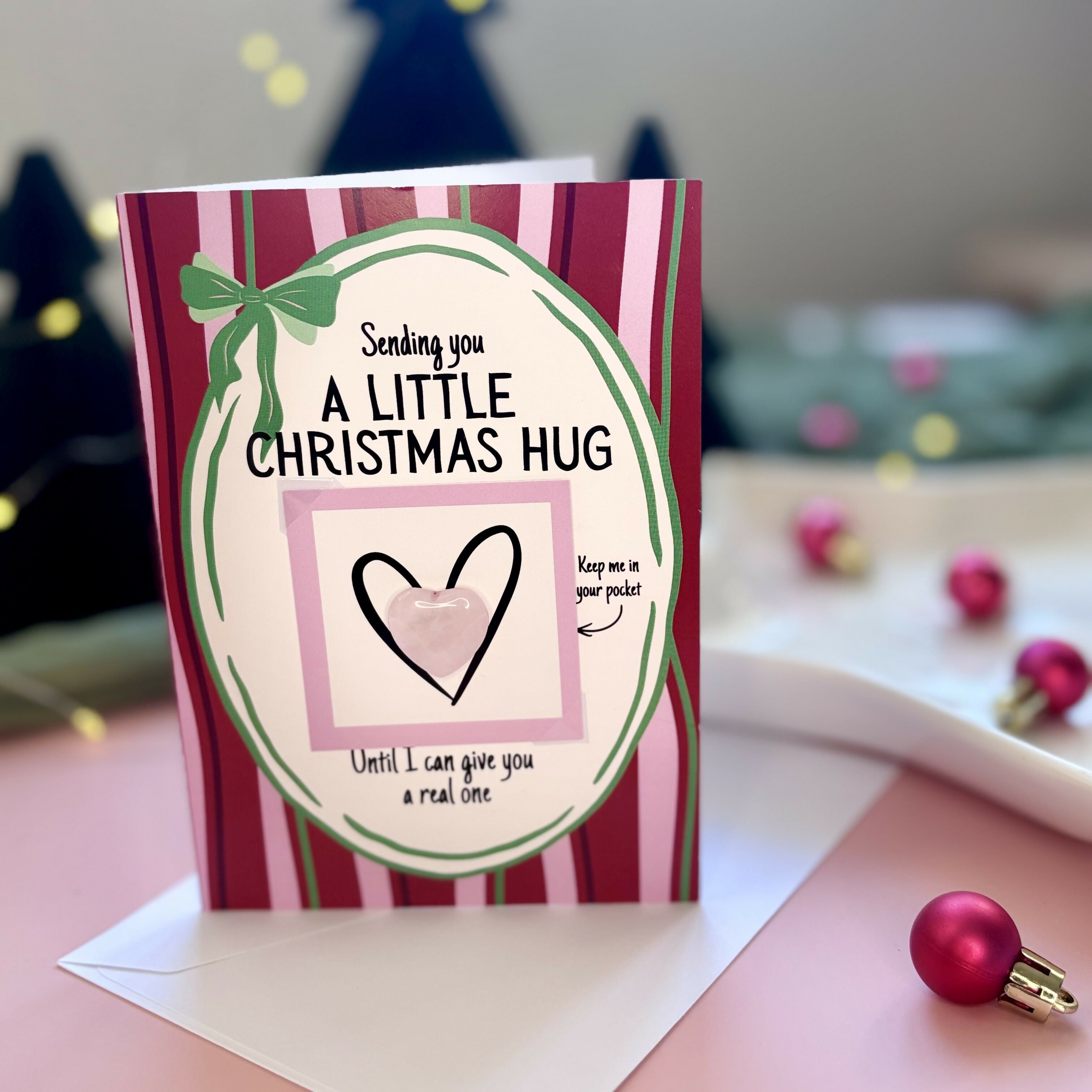 A Little Christmas Hug Greeting Card