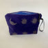 Purple Velvet Sun & Moon Makeup Bag