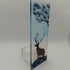 Fused Glass Silhouette Stag Tealight