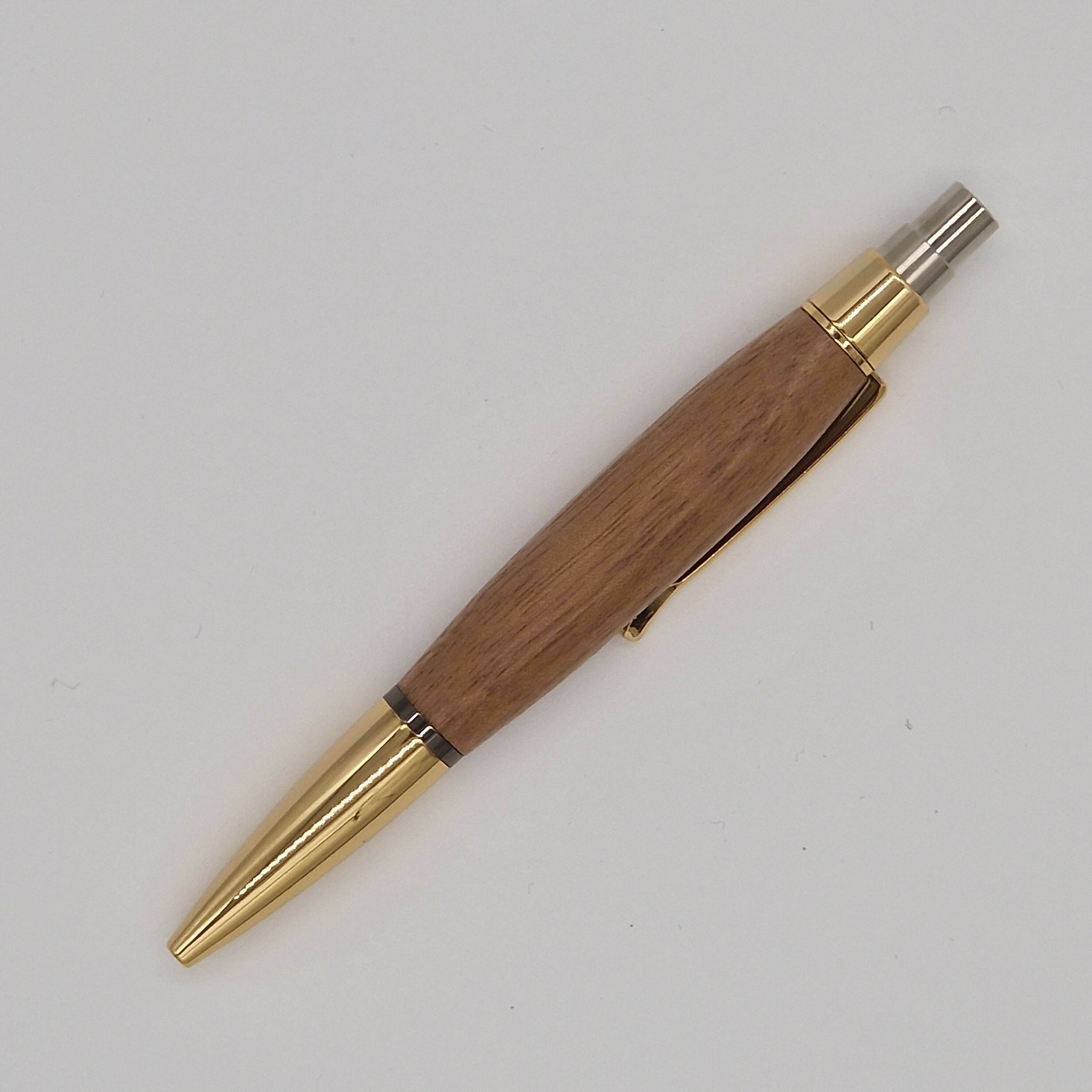 Hand Turned Click Pen made from Walnut Wood