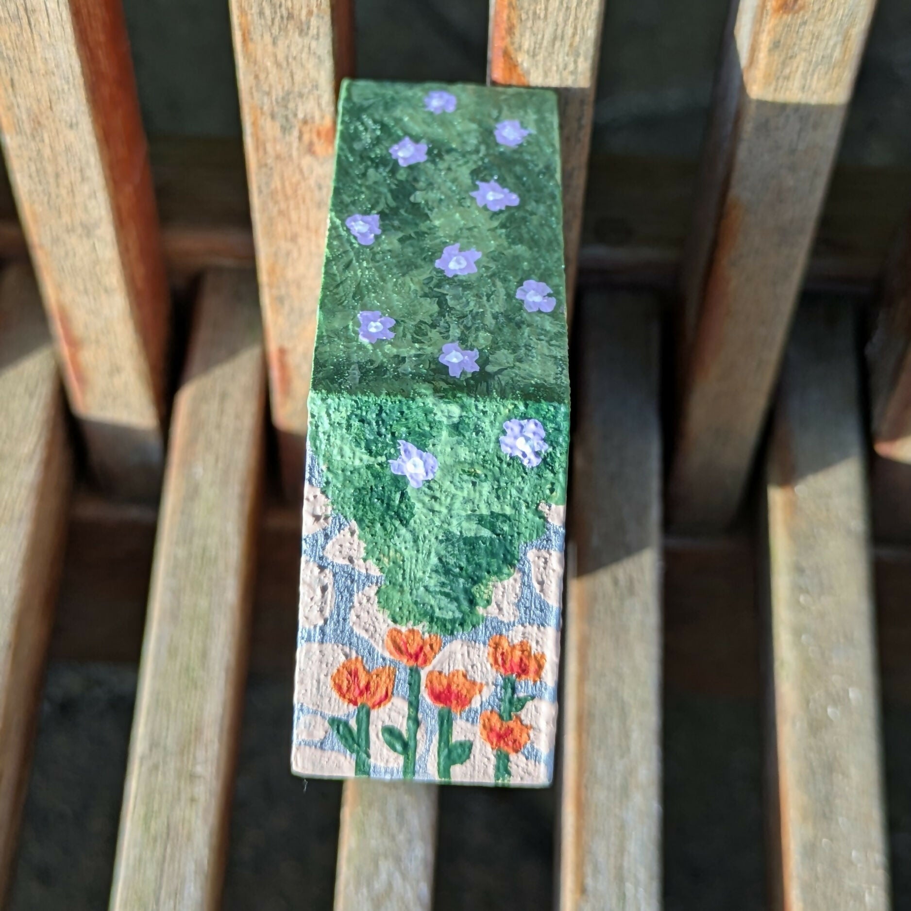 Painted Wooden House - Fairy Cottage