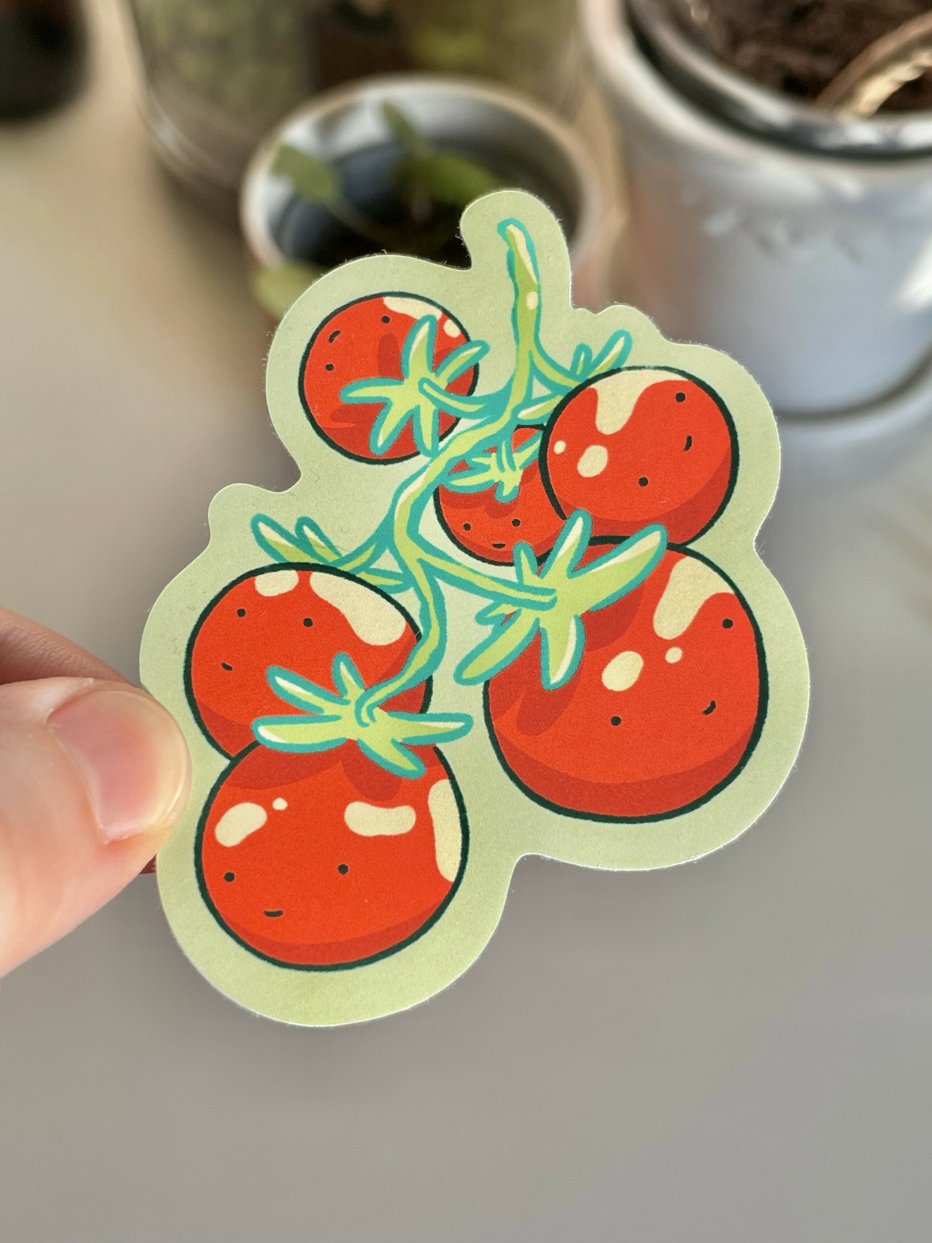 Toms on the Vine Single Sticker