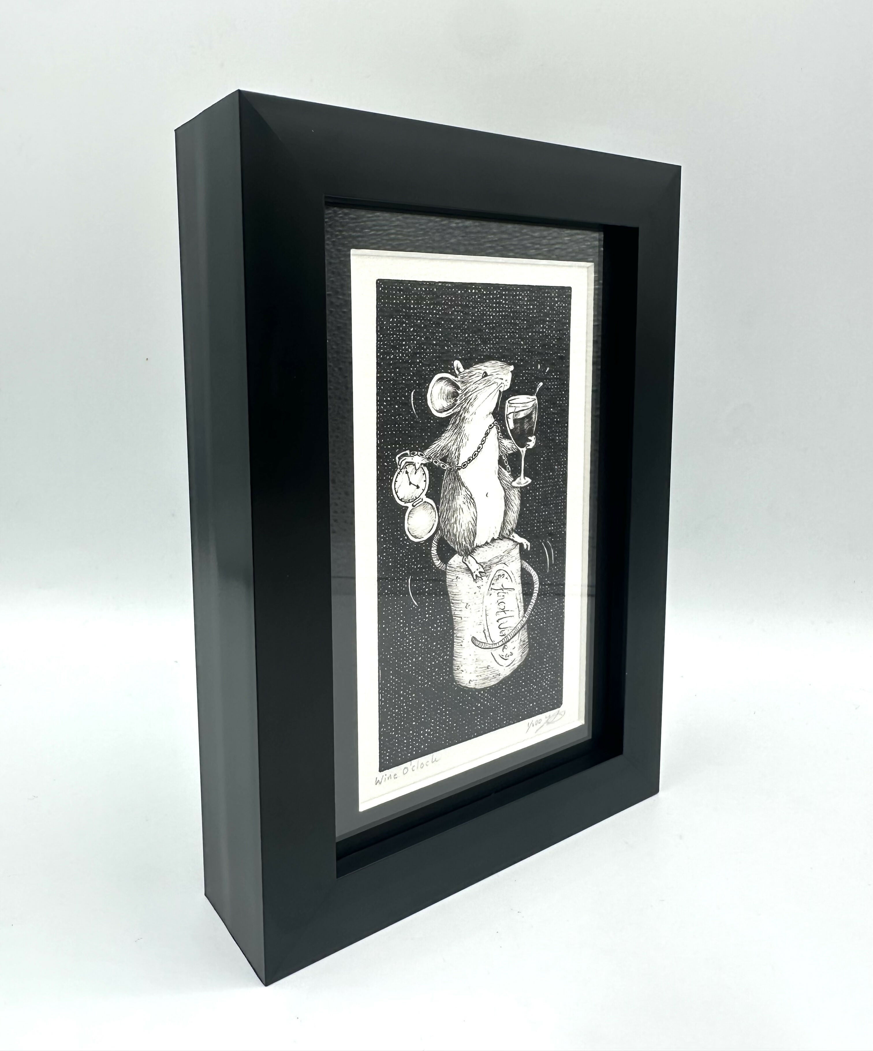 Wine O'Clock - Limited Edition Print by Jenny Davies