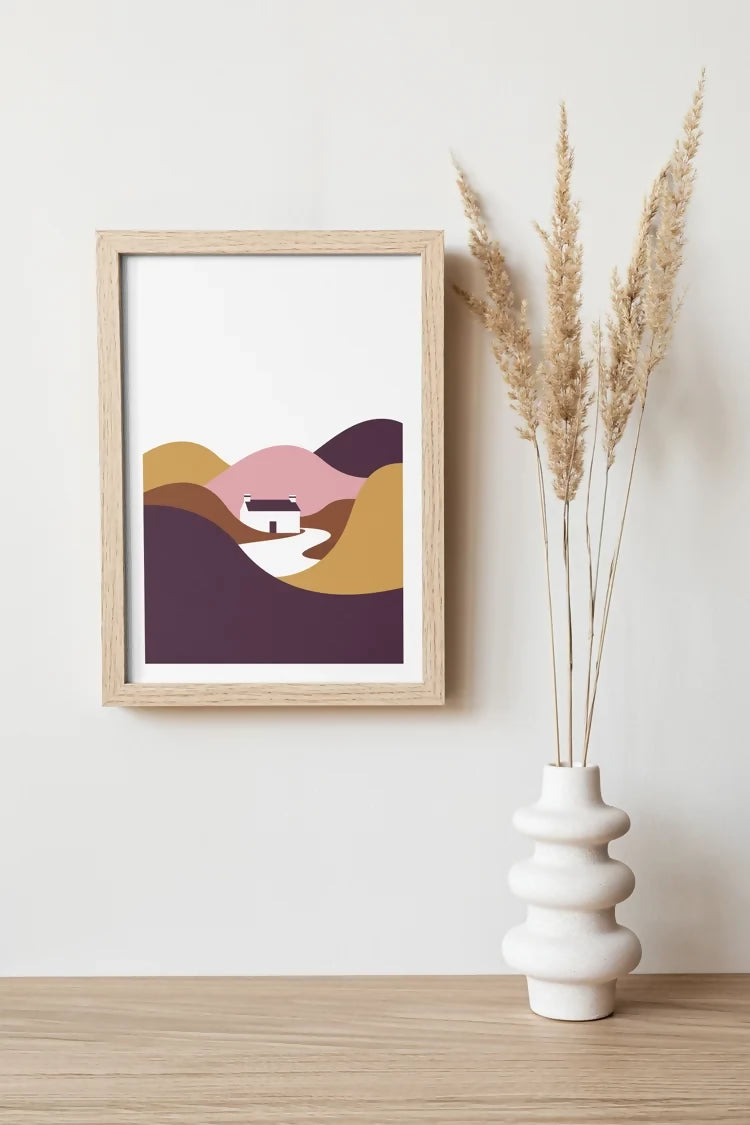 Autumn In The Hills, A4 Print
