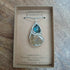 Labradorite and Ammonite Wire Wrapped Pendant