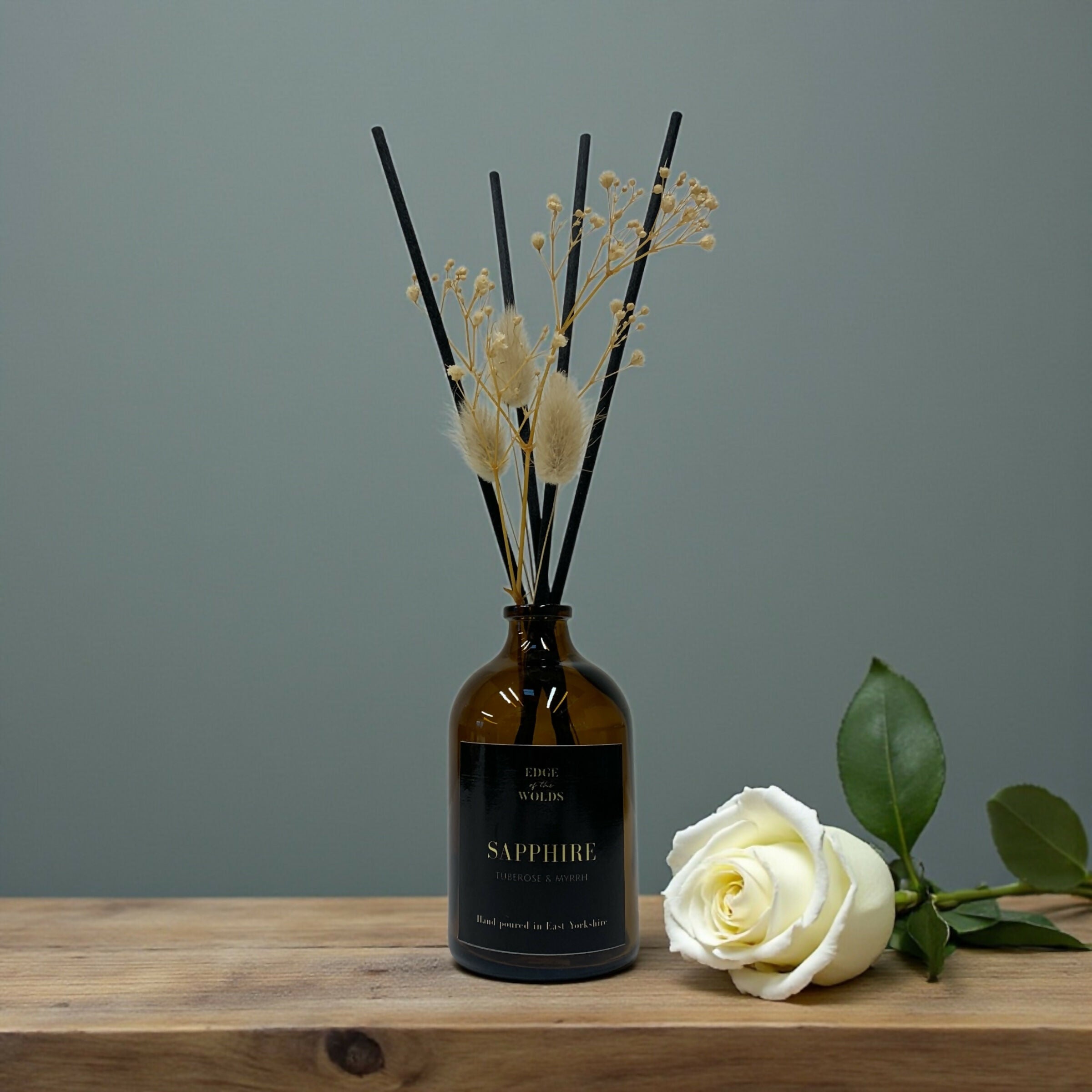 Sapphire - Tuberose and Myrrh Flower Diffuser - 100ml