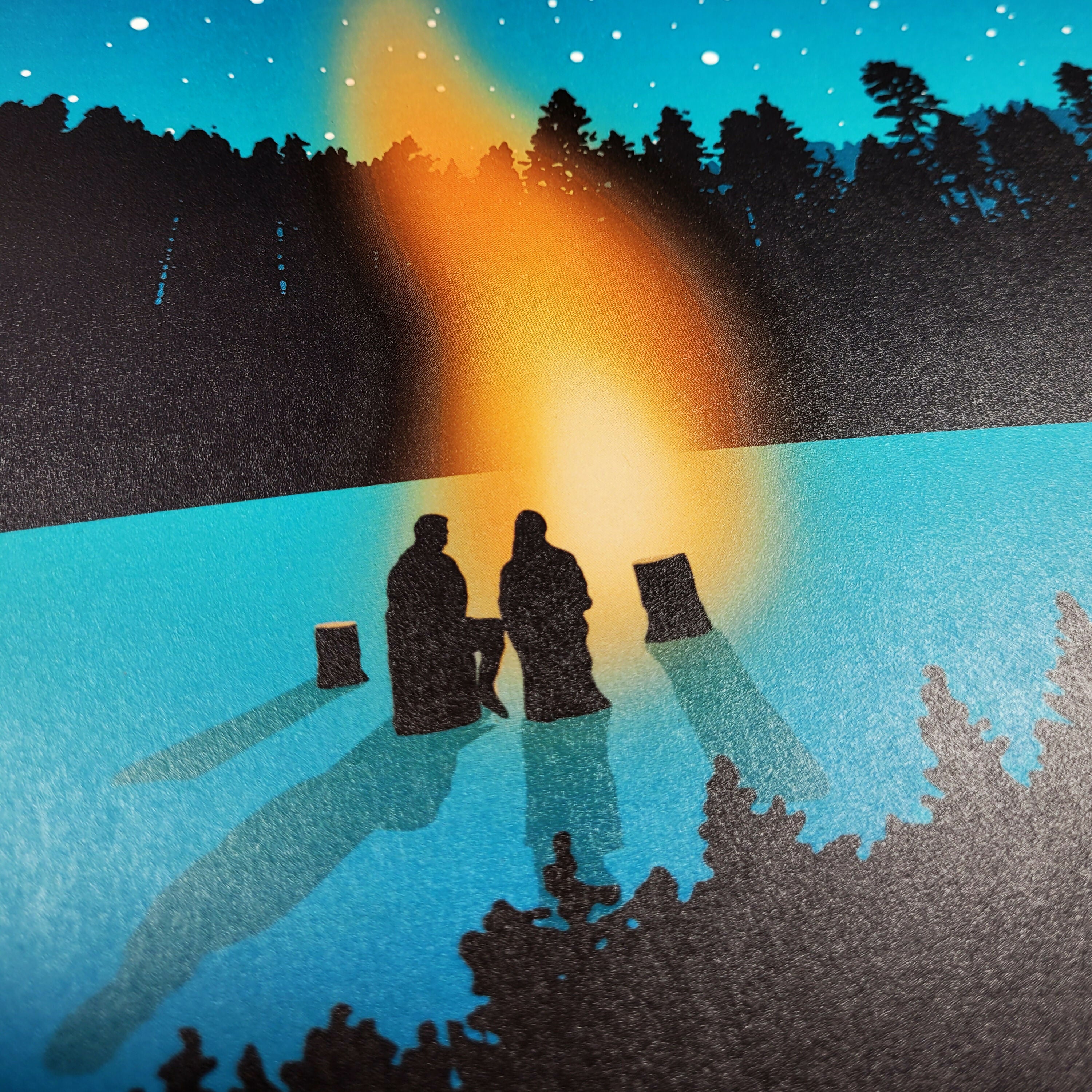 Let's Watch The Stars Together, A4 Print