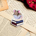Doris the Bookish Mouse Clear Sticker