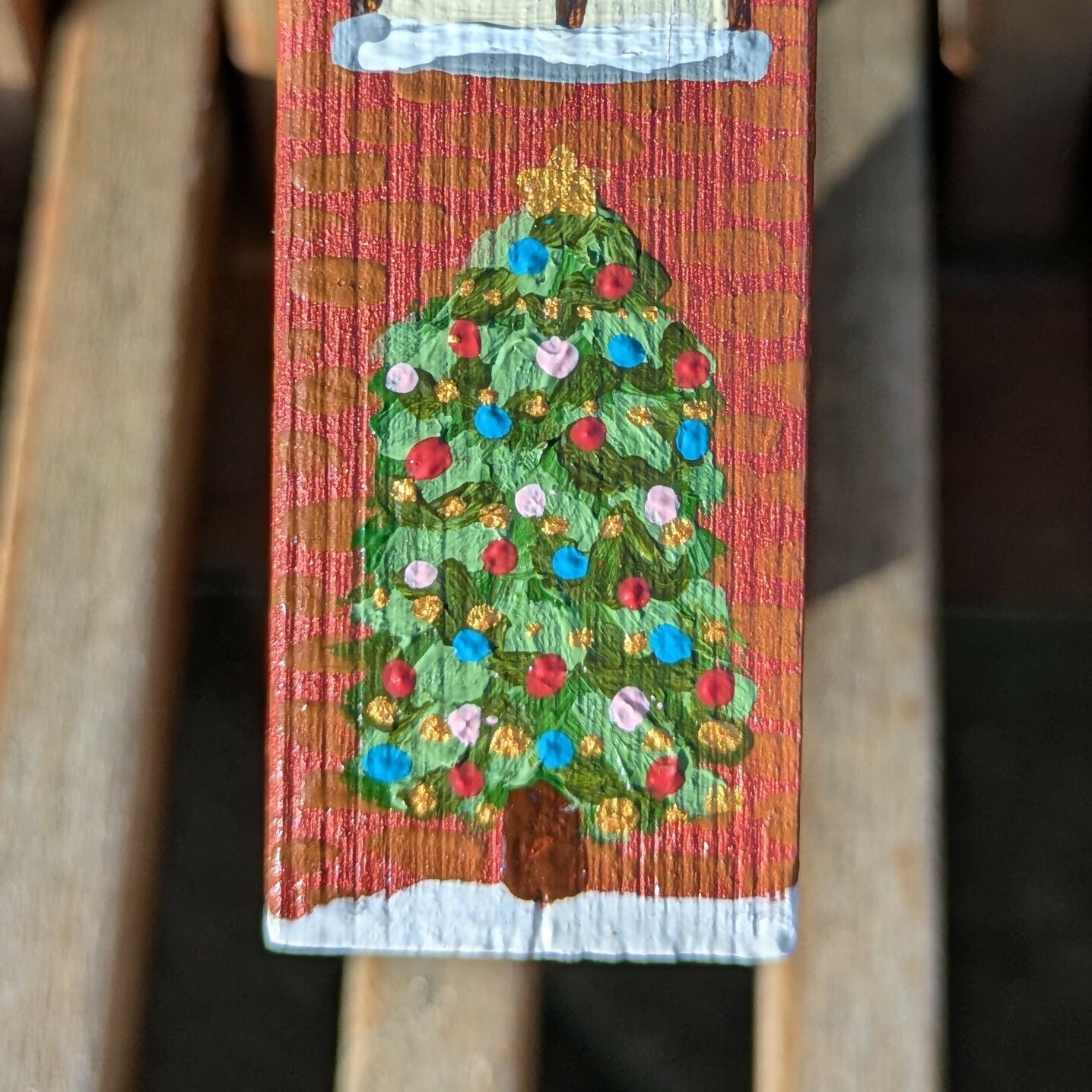 Hand Painted Wooden Christmas Toy Shop
