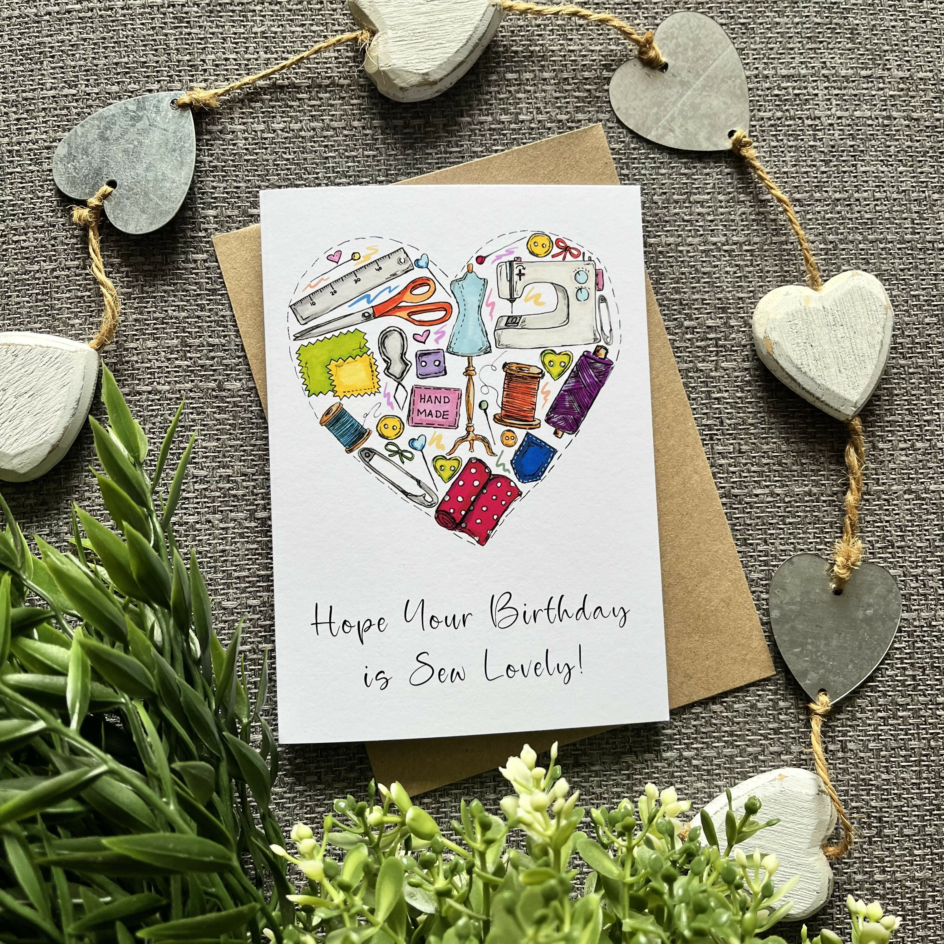 Sew Lovely Birthday Card