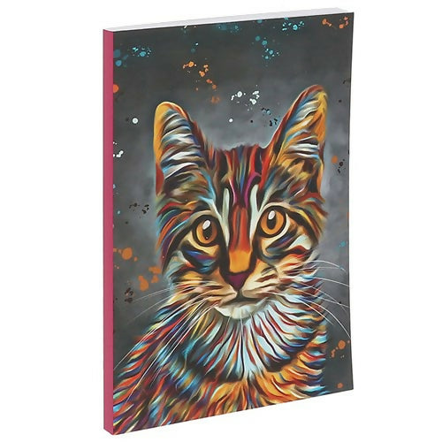 Tabby Cat Colour Splash Notebook