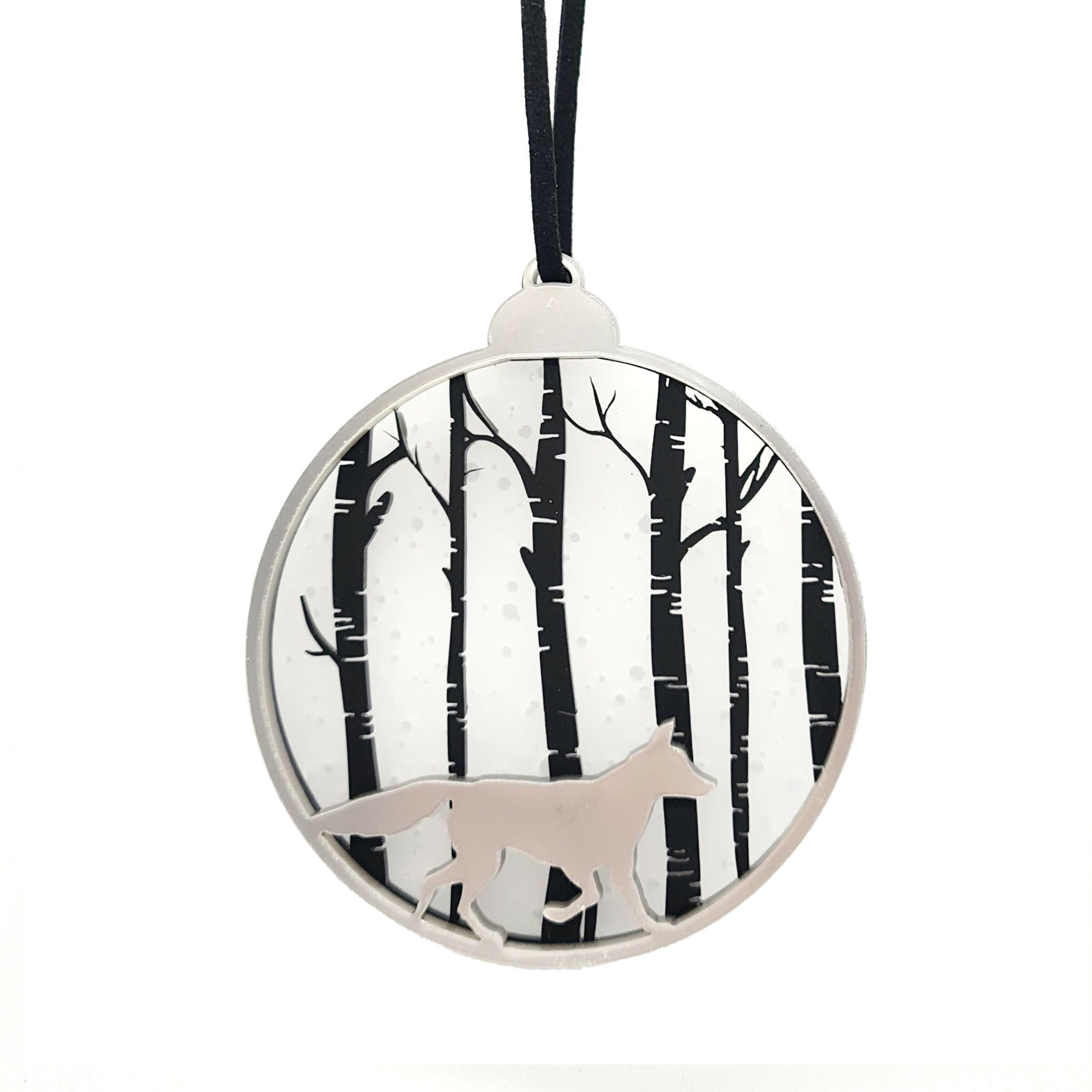 Fox Winter Woodland Bauble