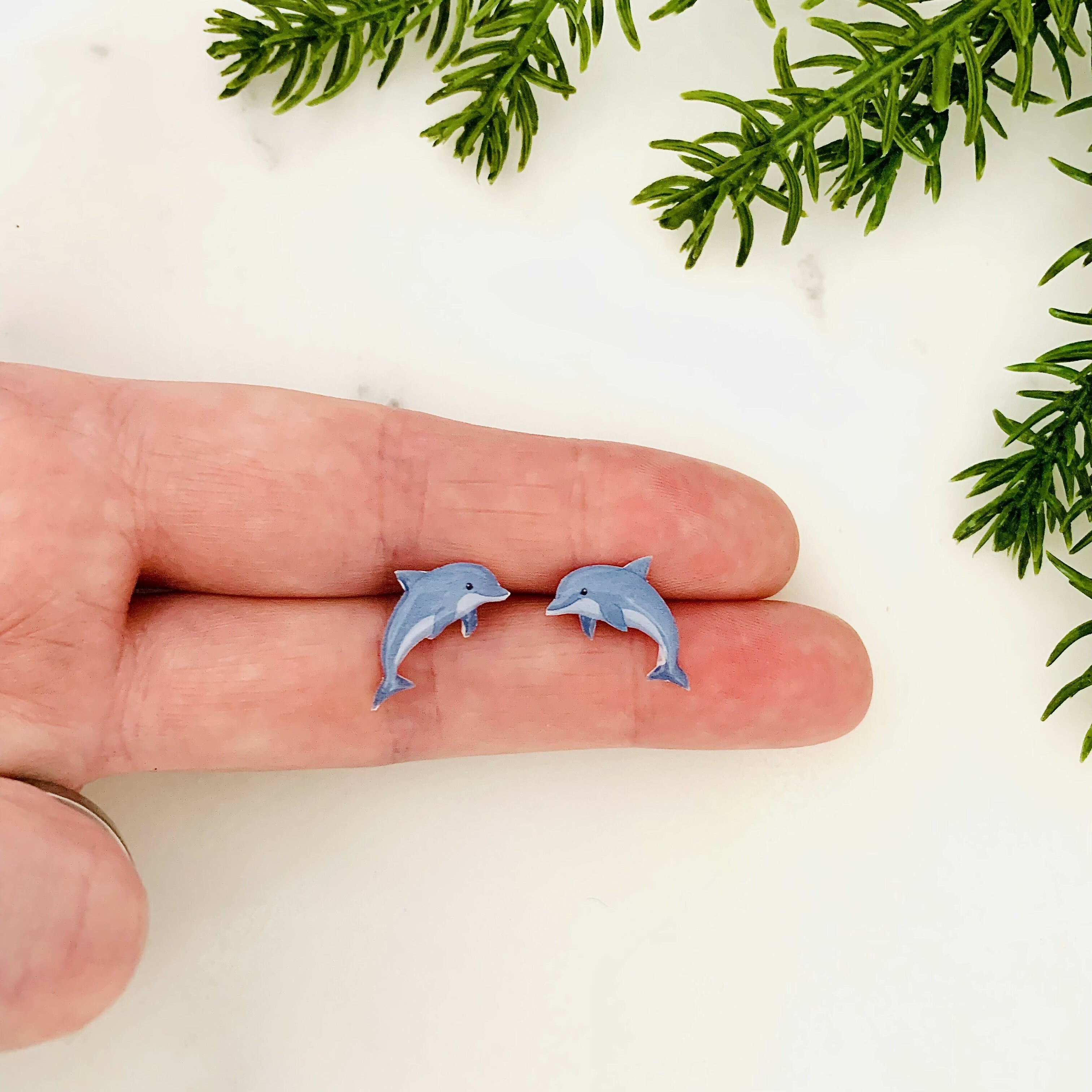 Dolphin Stud Earrings