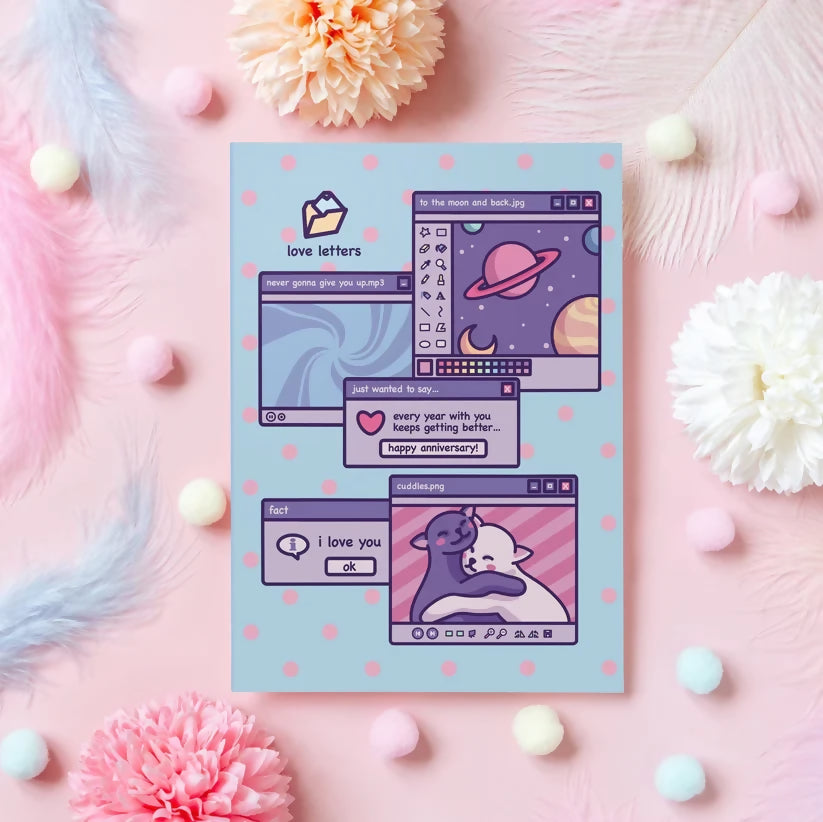 Love Letters - Anniversary Card