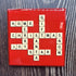 Christmas Scrabble Coaster | Hand-Painted Ceramic | Art & Soul