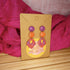 Coral And Purple Swirly Dangle Polymer Clay Earrings