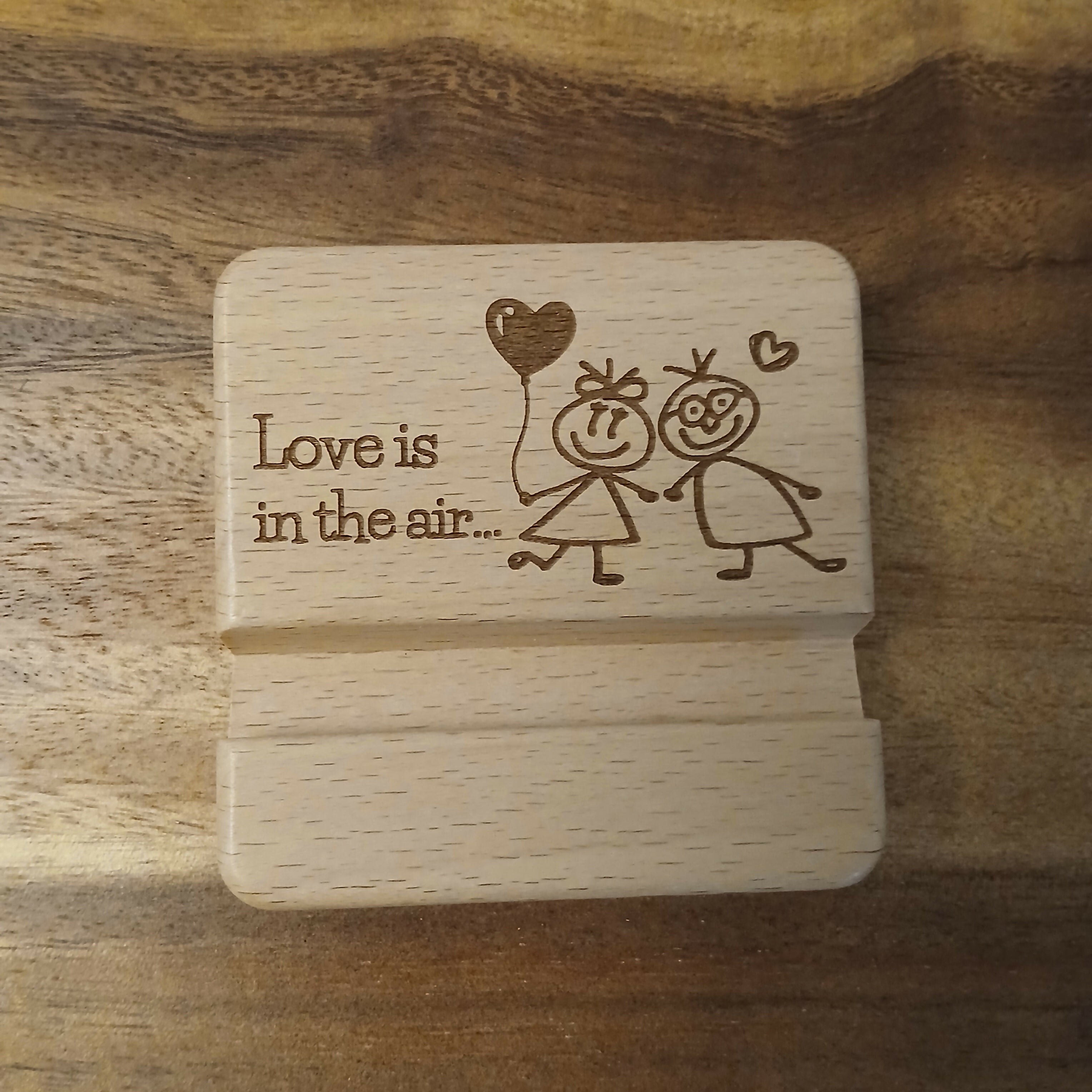 Love is in the Air Mobile Phone Stand Holder