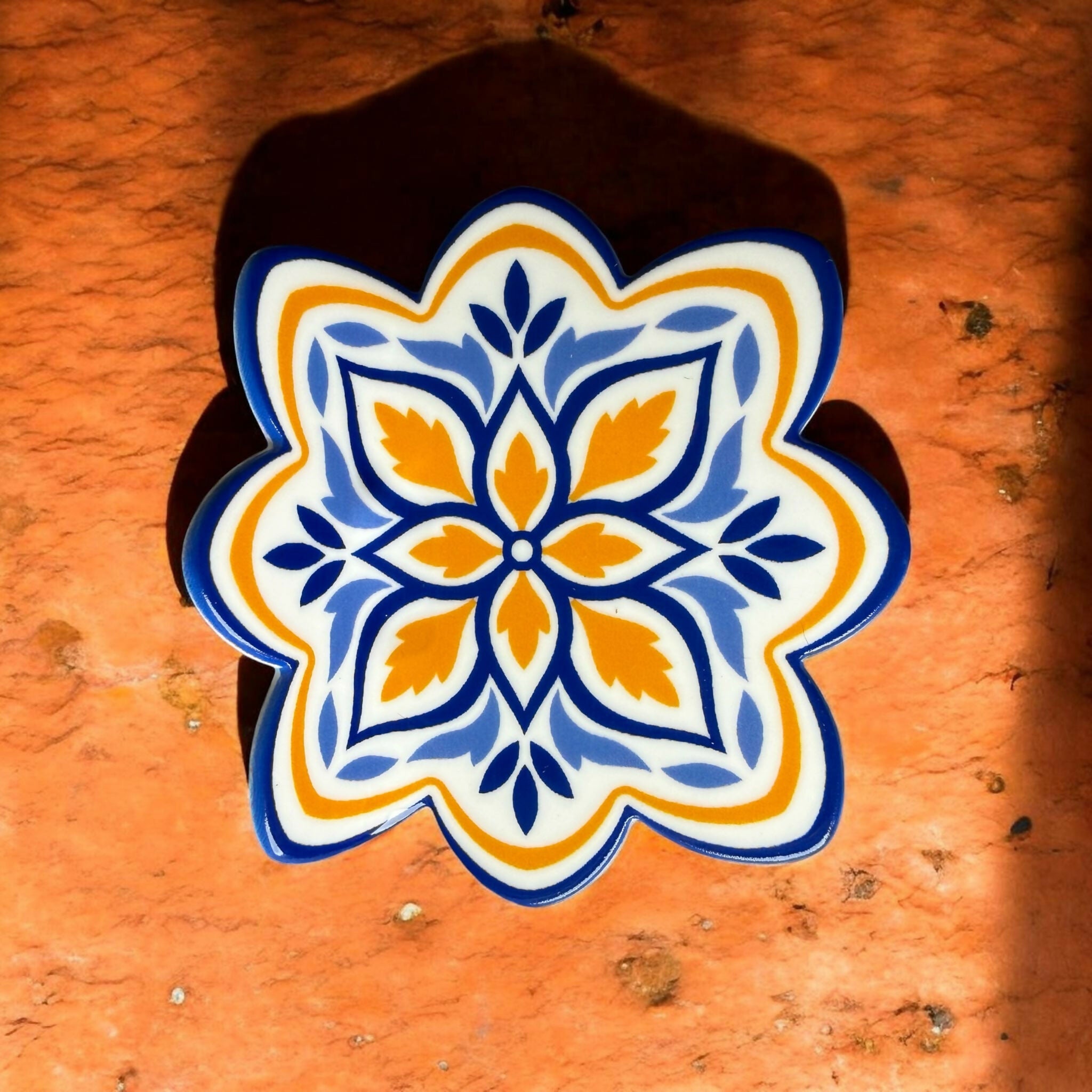 Mediterranean Tile Hair Clip / Claw