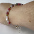 HEALING CRYSTAL & STERLING SILVER HEART CHAKRA BRACELET WITH AROMATHERAPY BEADA
