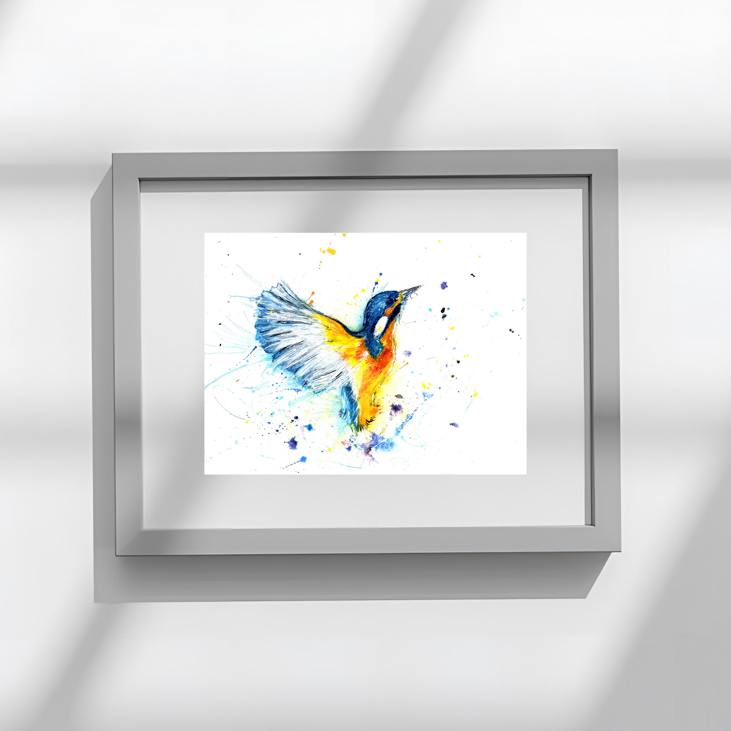 FINE ART PRINT OF KINGFISHER PART OF ANIMAL COLLECTION