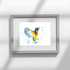 FINE ART PRINT OF KINGFISHER PART OF ANIMAL COLLECTION