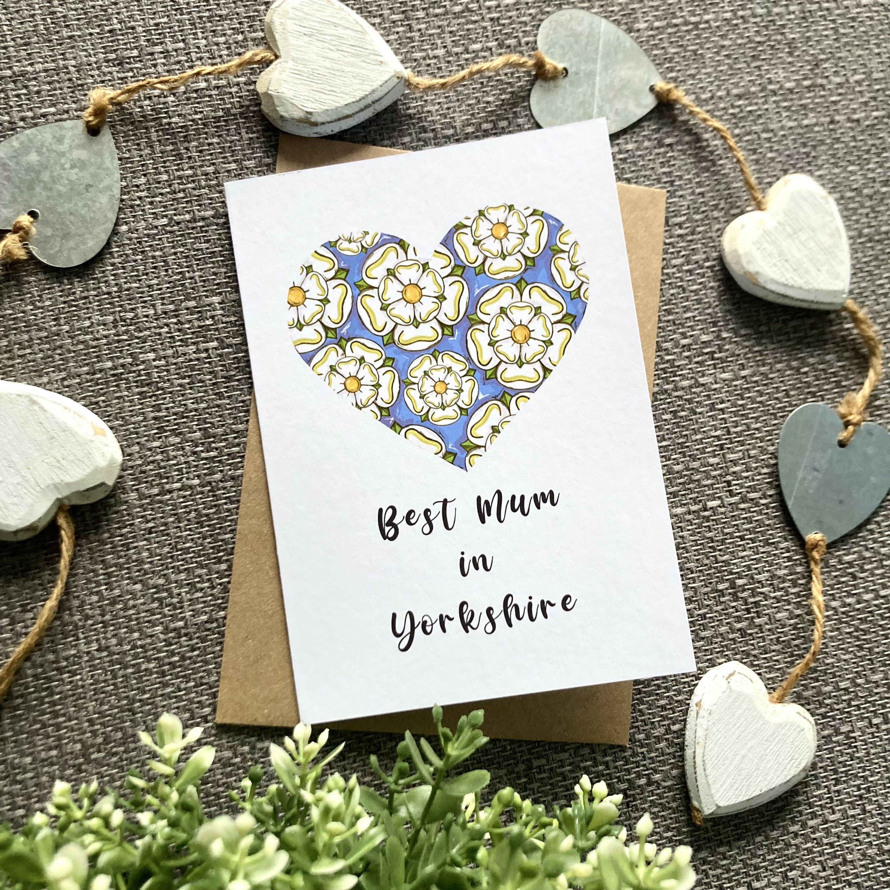 Yorkshire Rose Mother’s Day Card