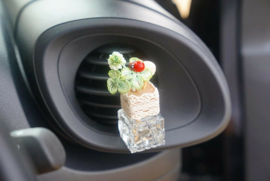 Four Leaf Clover Ladybird Car Air Freshener