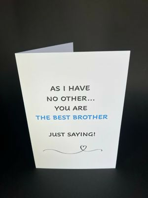 The Best Brother - Cheeky Card