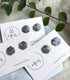Colour, Black and Pattern Hexagon Polymer Clay Studs