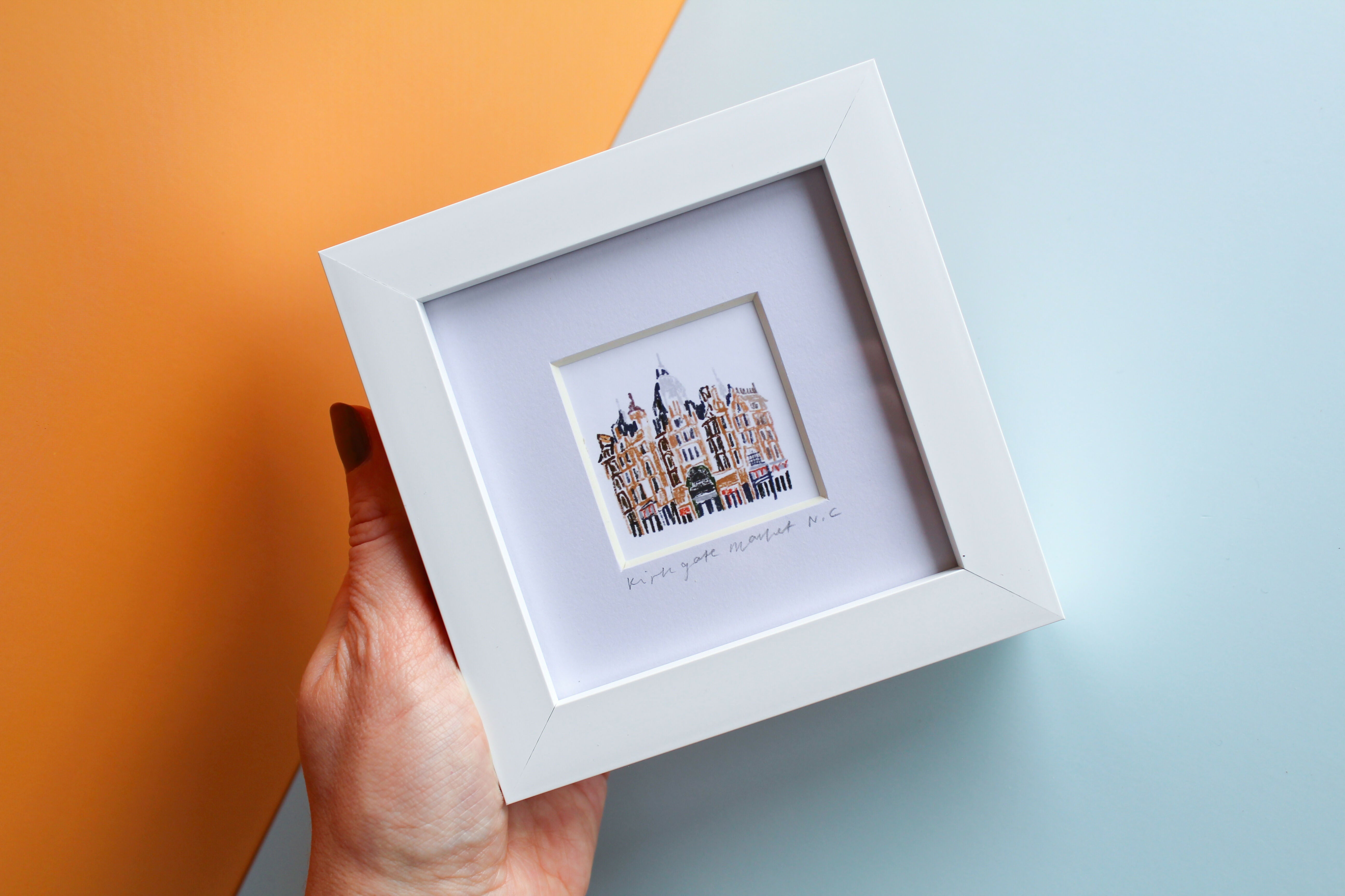 Kirkgate Market Mini Print