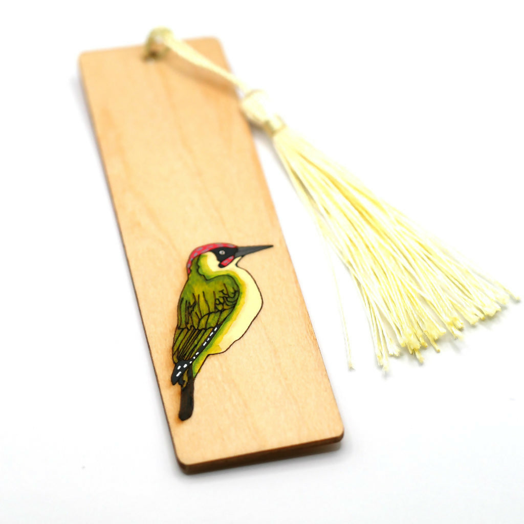 Green Woodpecker Bookmark
