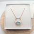 Seaglass Moon Necklace