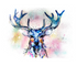 GICLÉE FINE ART PRINT OF MAGNIFICENT STAG