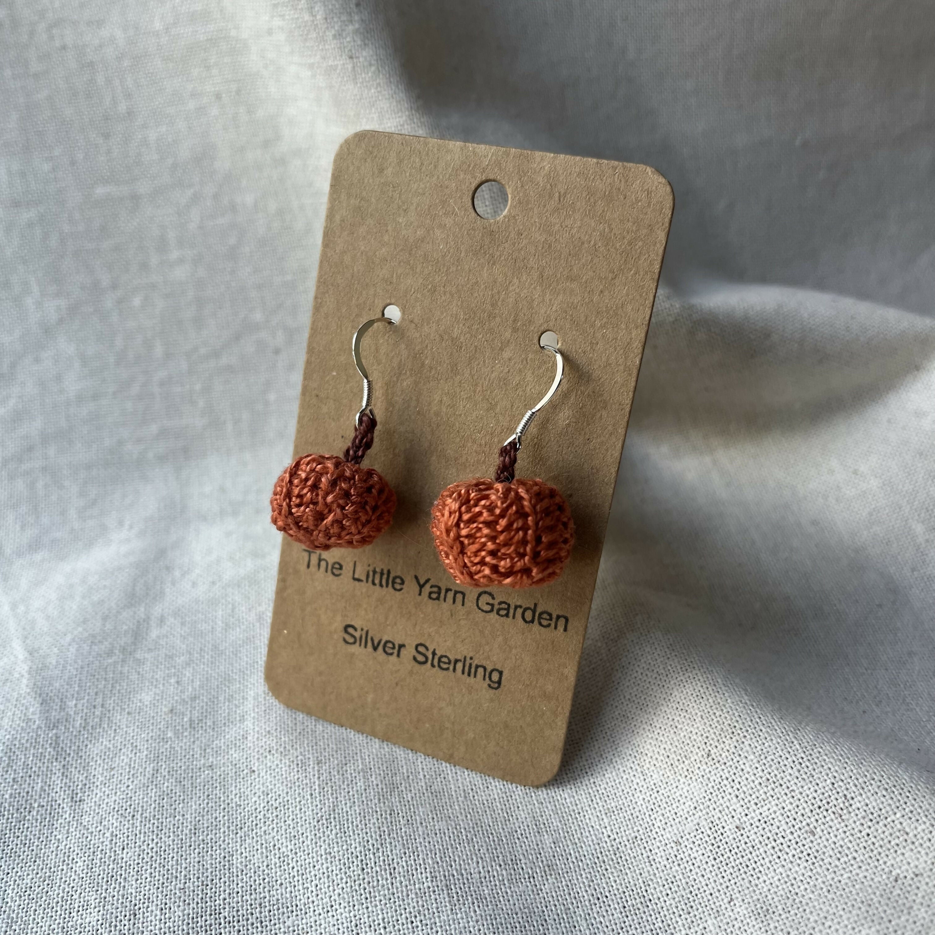 Pumpkin earrings